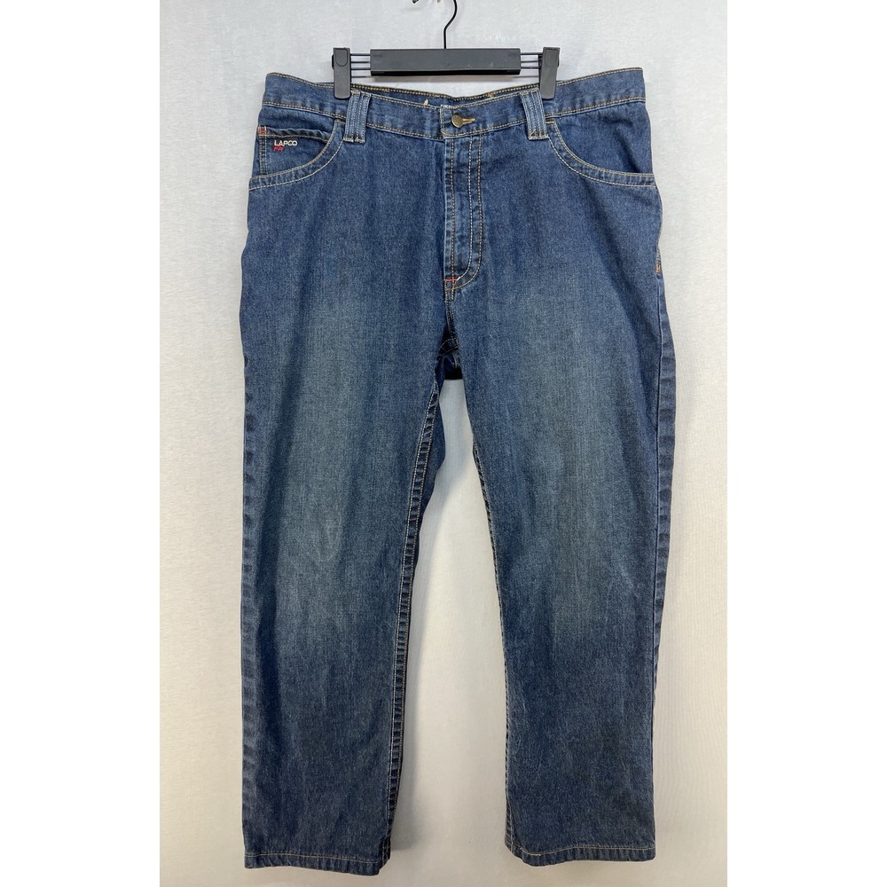 Lapco FR Flame Resistant Jeans CAT2 Size 40x30 NFPA 70E, Used!